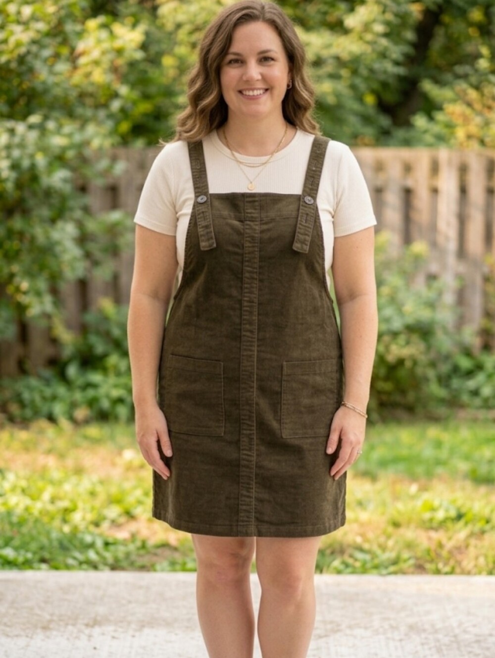 TORRID FESTI Pinafore Denim Dress Size 2 (2X) Grape Leaf Green Cotton Blend NWT